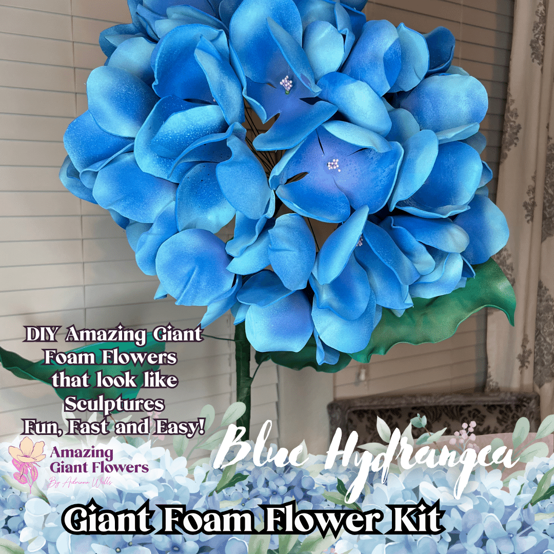 "Blossom Beyond Boundaries with the Hydrangea DIY Giant Flower Kit"