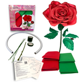 Craft Your Own Giant Floribunda Rose - DIY Kit for Stunning Art and Decor