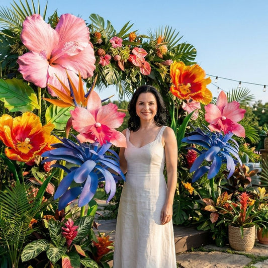 Pool Party Decor Giant Sea Orchid Kit – Waterproof & Easy - amazinggiantflowers