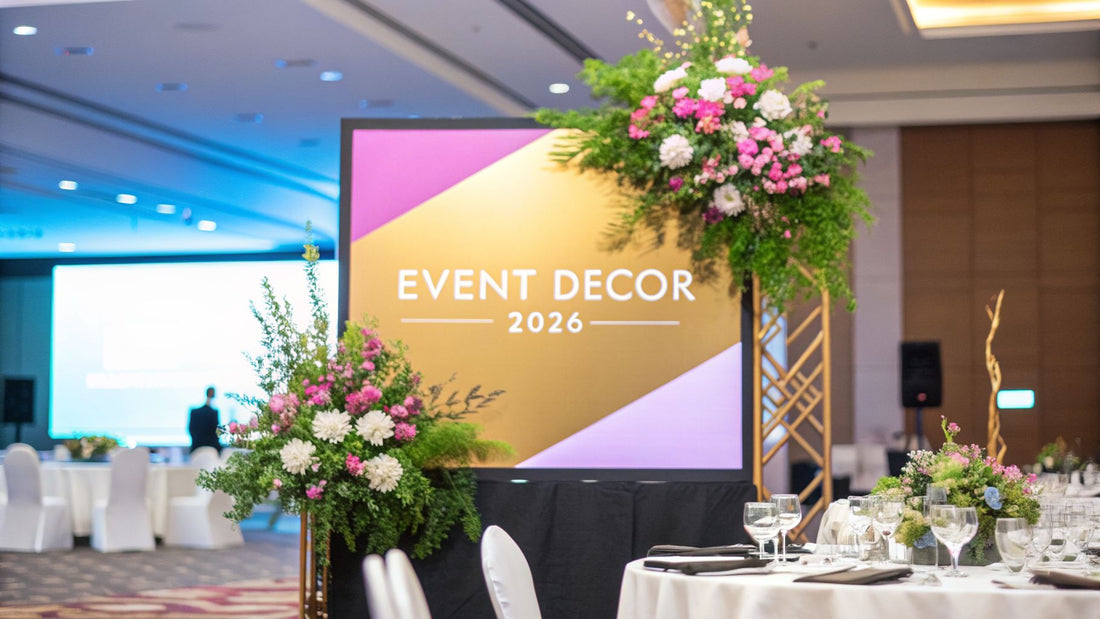 10 Innovative Corporate Event Decoration Ideas for 2026 - amazinggiantflowers