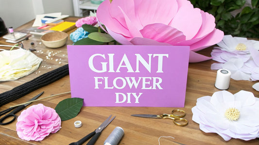 A Crafter's Guide to Giant Paper Flower DIY - amazinggiantflowers