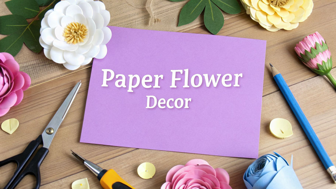 A DIY Guide to Paper Flowers for Wall Decoration - amazinggiantflowers