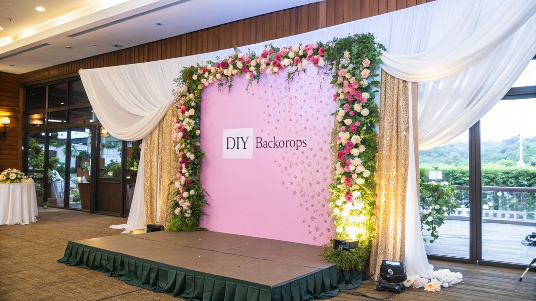 Create Stunning DIY Wedding Backdrop Ideas for Your Big Day - amazinggiantflowers