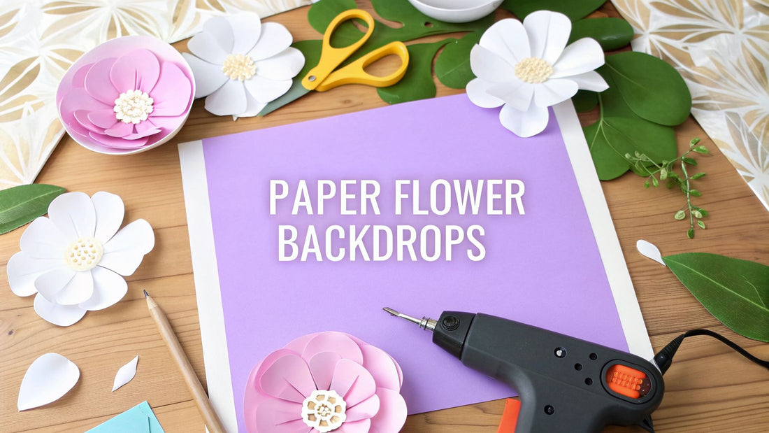 Creating Unforgettable Paper Flower Backdrops - amazinggiantflowers