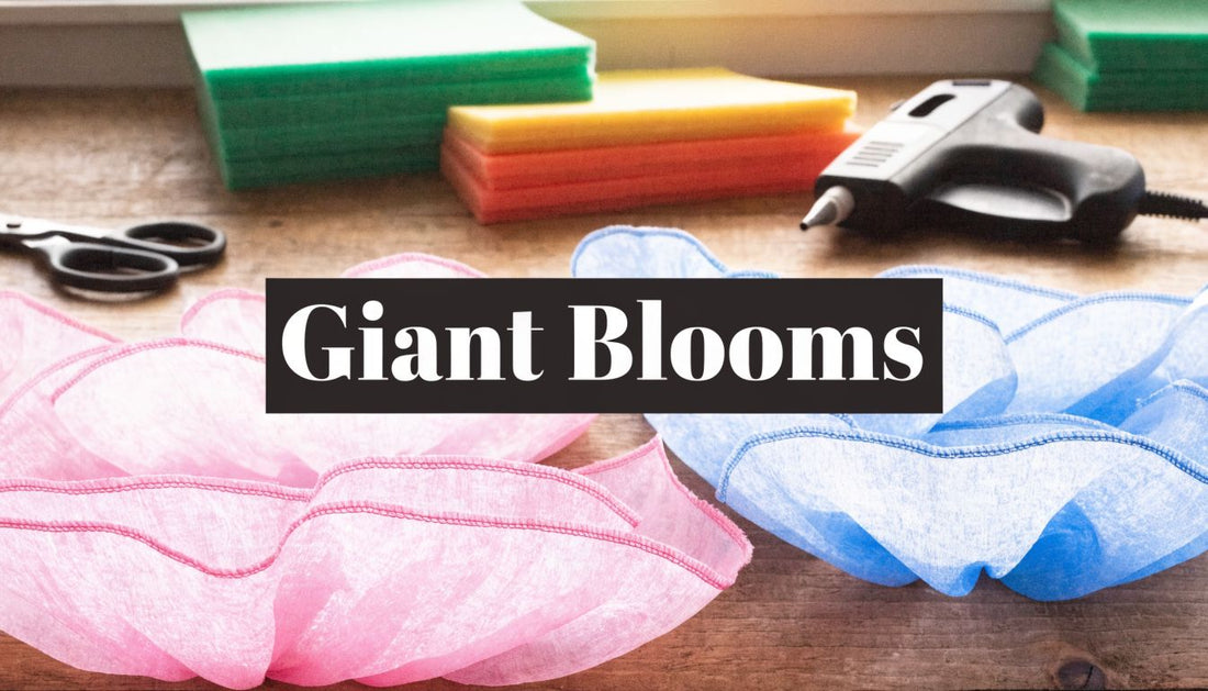 Large Fabric Flower Tutorial: How to Make Giant Blooms - amazinggiantflowers
