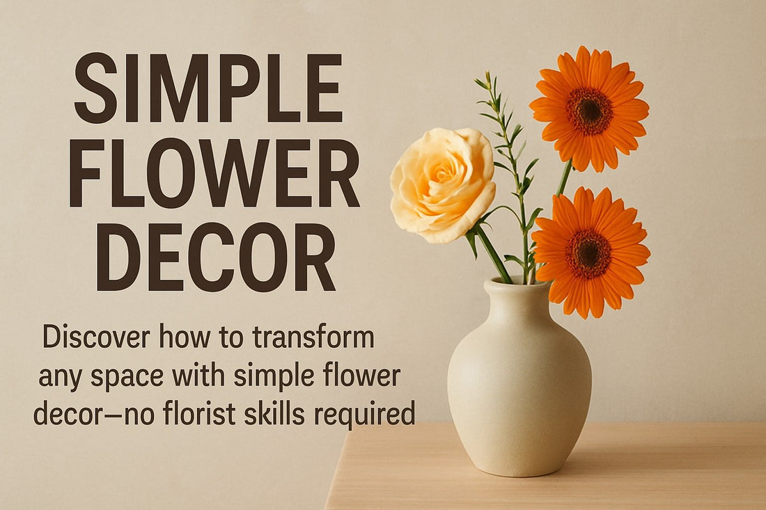 Simple Flower Decor Guide: Effortless Ideas for 2025 - amazinggiantflowers