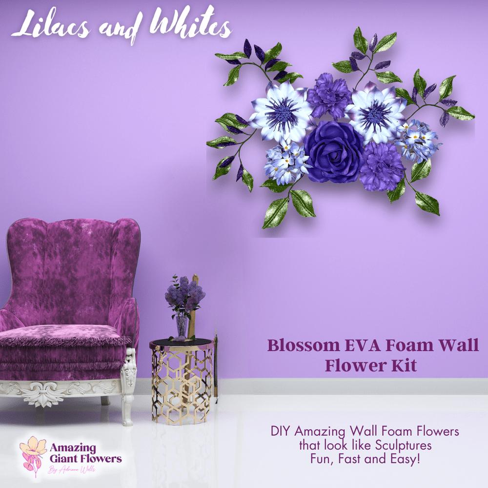 Foam Wall Flower Kits | Perfect for Event Planners, DIY Brides, and Nursery Decor
