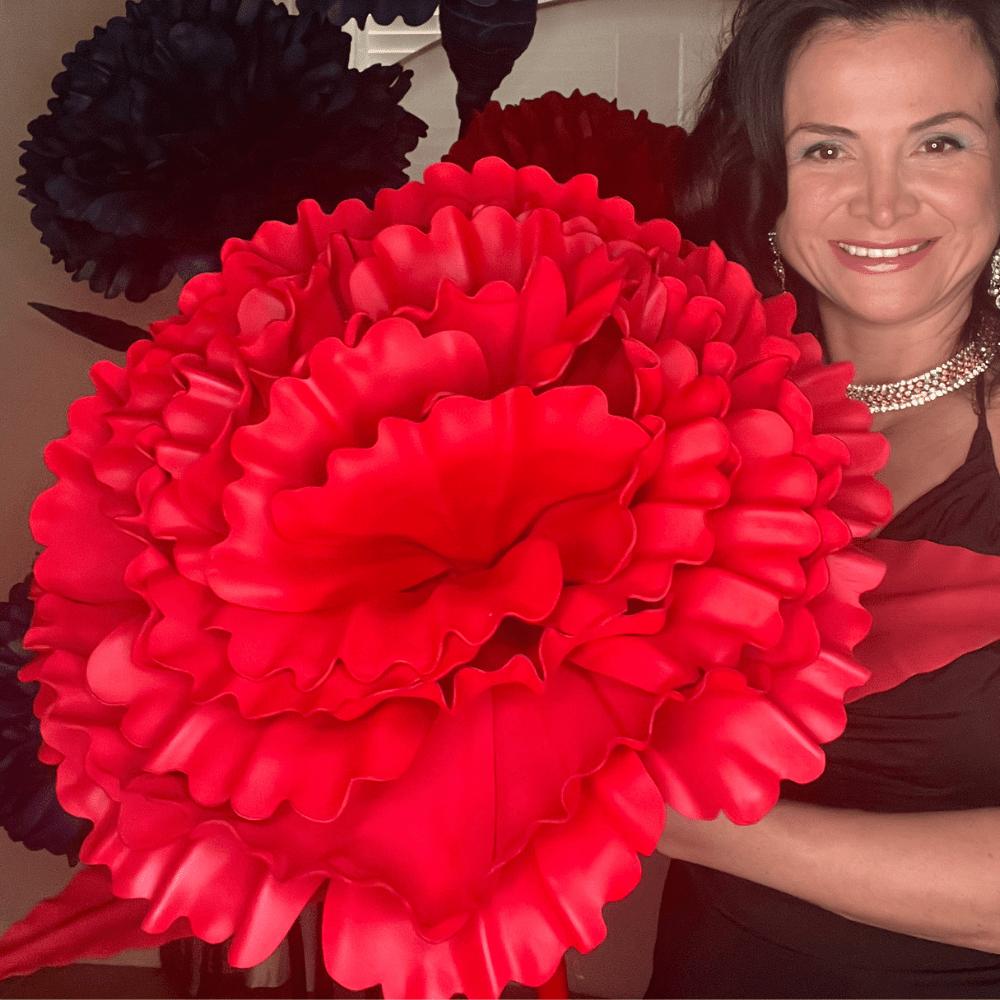 Oversized Carnation Dianthus Decor