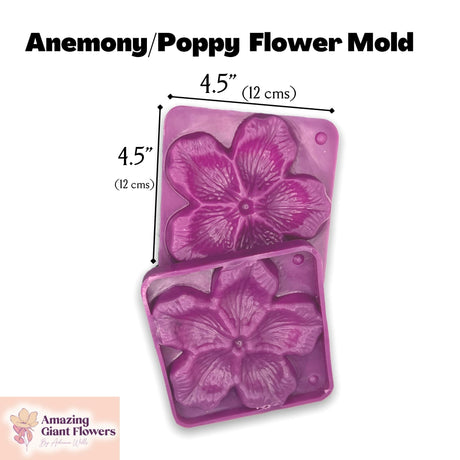 Anemone/Poppy Flower Mold - Craft Diverse Florals