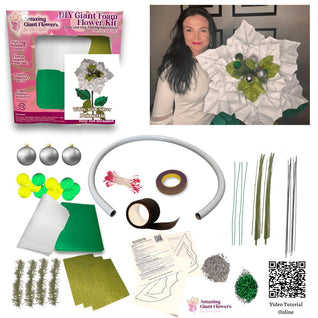 Arts & Crafts-DIY Poinsettia Giant Size kit
