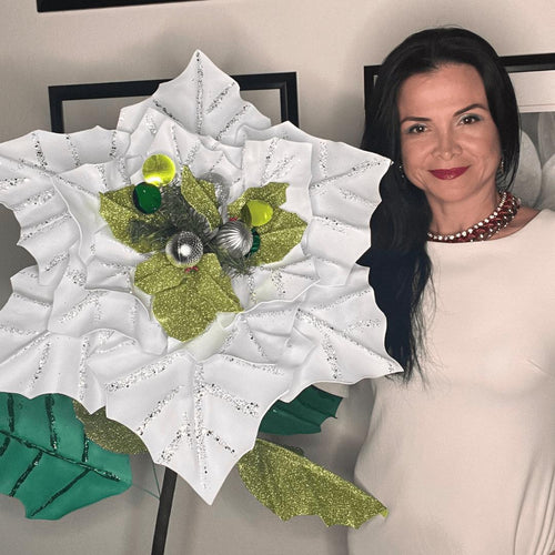 Arts & Crafts-DIY Poinsettia Giant Size kit