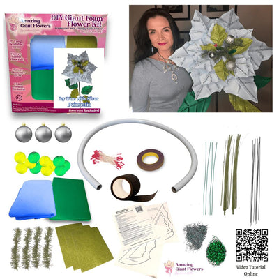 Arts & Crafts-DIY Poinsettia Giant Size kit