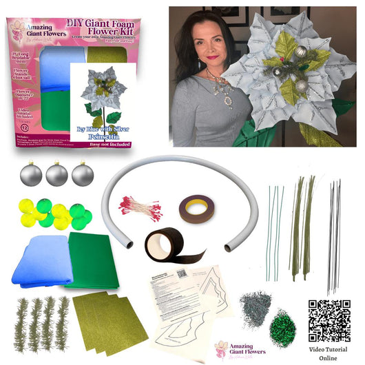 Arts & Crafts-DIY Poinsettia Giant Size kit