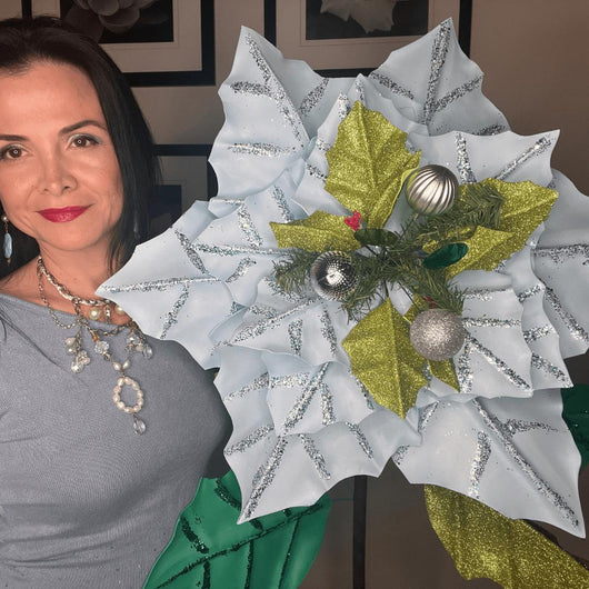 Arts & Crafts-DIY Poinsettia Giant Size kit