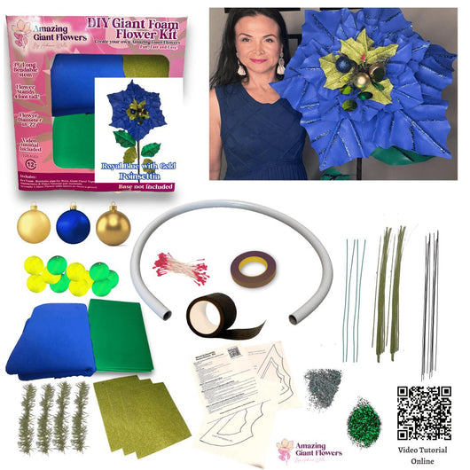 Arts & Crafts-DIY Poinsettia Giant Size kit