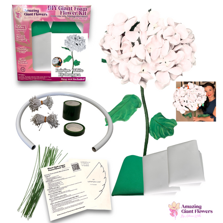 "Blossom Beyond Boundaries with the Hydrangea DIY Giant Flower Kit"
