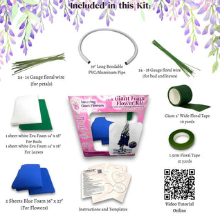 Bluebonnet Flowers -DIY Giant Texas Bluebonnet Flower Festival Kit