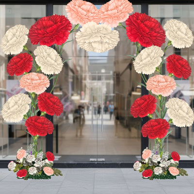 Wedding Ceremony Arch Wall Flowers