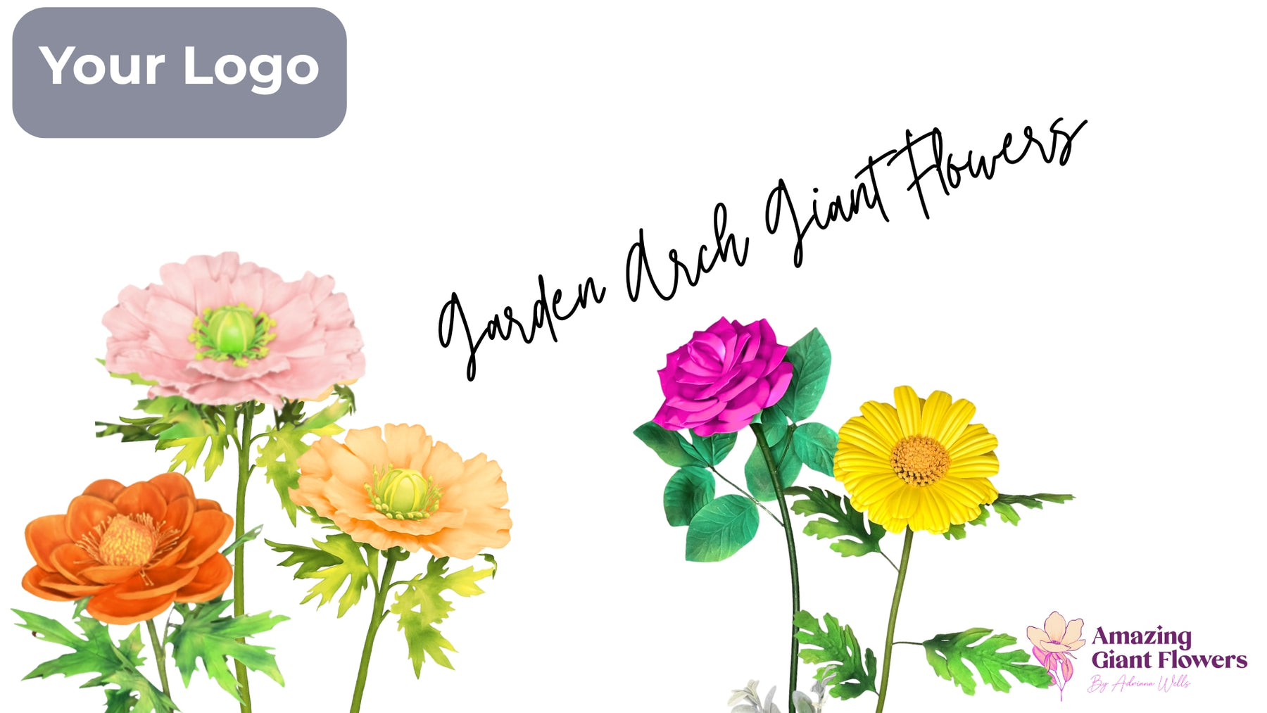 Presentation (Your logo, proposed flowers)