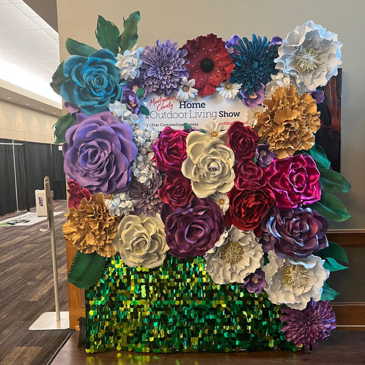 Custom Foam Wall Rose - Handcrafted Decorative Flower