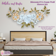DIY Nudes and Whites Foam Wall Flower Kit