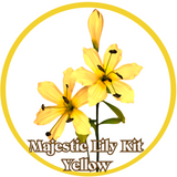 "Elegance Unleashed: DIY Majestic Lily Flower Kit – Ideal for Elegant Arts and Crafts"