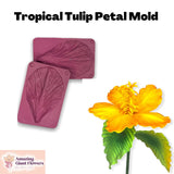 Exotic Tropical Flower Petal Mold - Craft Vibrant Florals