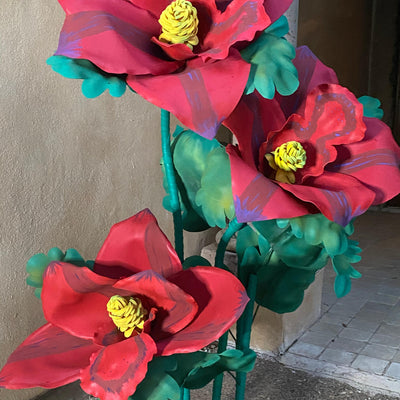 Giant Hibiscus Lily Foam Arrangement for Events