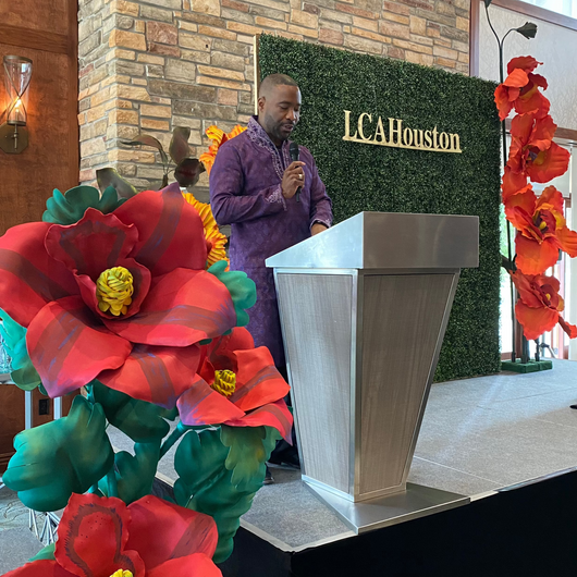 Giant Hibiscus Lily Foam Arrangement for Events