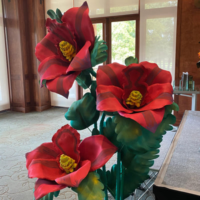 Giant Hibiscus Lily Foam Arrangement for Events
