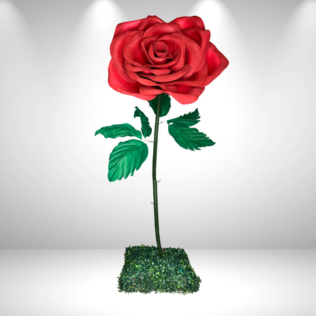 Giant Standing Rose | Timeless Elegance for Events and Decor"