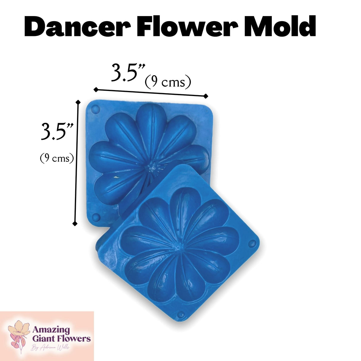Graceful Dance Flower Mold - Craft Floral Elegance