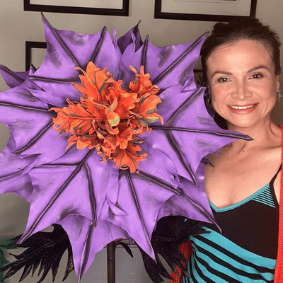 Halloween Arts and Crafts- DIY Batwing Giant Fireflower Kit