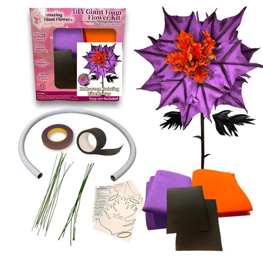 Halloween Arts and Crafts- DIY Batwing Giant Fireflower Kit