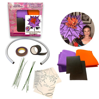 Halloween Arts and Crafts- DIY Batwing Giant Fireflower Kit