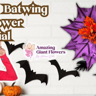 Halloween Arts and Crafts- DIY Batwing Giant Fireflower Kit