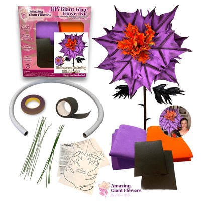 Halloween Arts and Crafts- DIY Batwing Giant Fireflower Kit