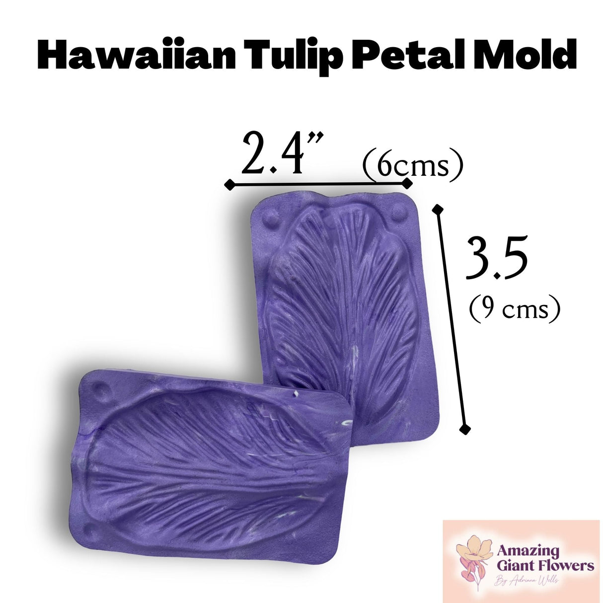 Hawaiian Flower Petal Mold - Craft Island Beauty
