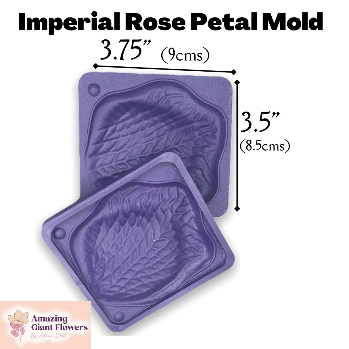 Heirloom Rose Petal Mold - Craft Elegant 8" Roses