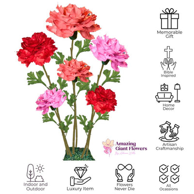 Japanese Carnation Striking Giant Bouquet- Amazement for your event