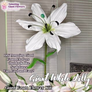 Make Craft Flower- Giant Lily Flower Kit- Creation Petal by Petal