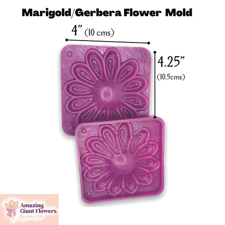 Marigold Gerbera Flower Mold - Craft Blooms with Ease