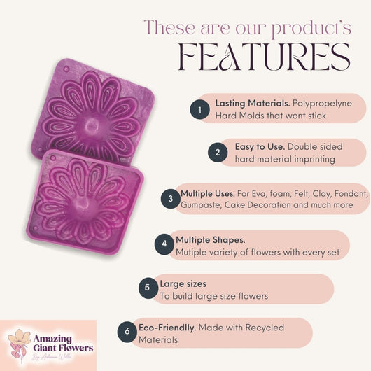 Marigold Flower Mold - Craft Gerbera Blooms with Ease - amazinggiantflowers