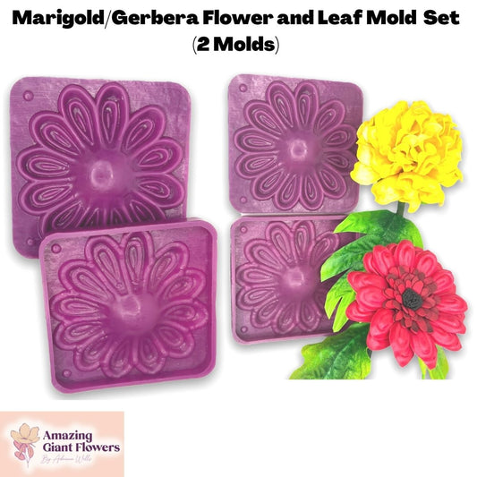 Marigold Flower Mold - Craft Gerbera Blooms with Ease - amazinggiantflowers