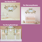 Nudes and Whites Wall Foam Flower Set