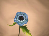 Poppy Foam Flower with Round Bud with Fringe