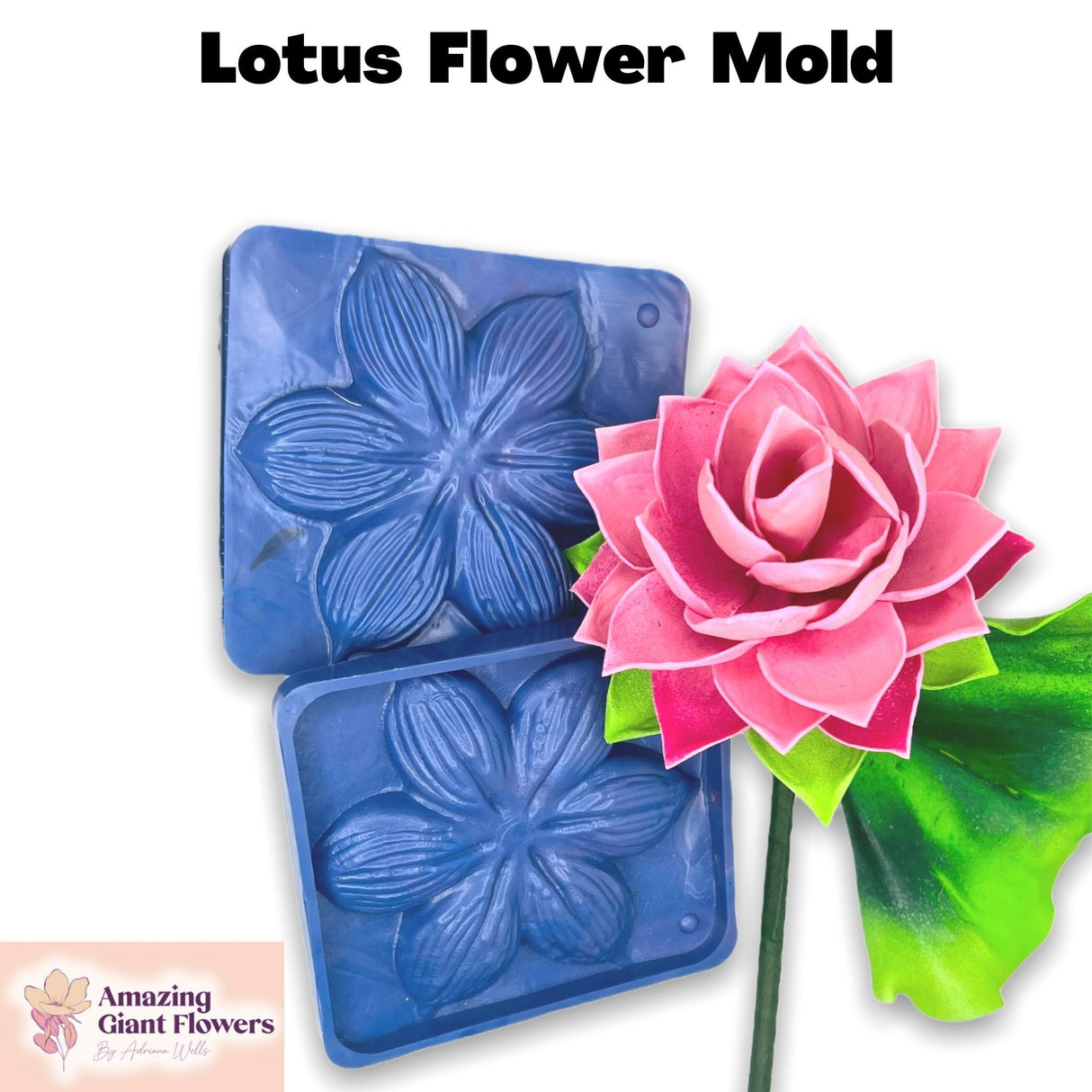 Serene Lotus Flower Mold - Craft Tranquil Floral Beauty