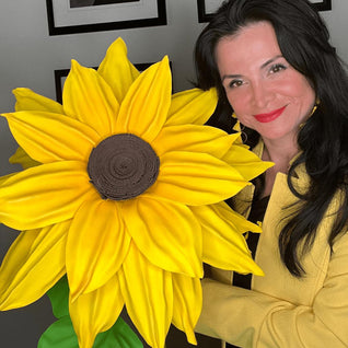 Sunflower Decor- DIY Giant Sunflower Kit | Vibrant & Customizable