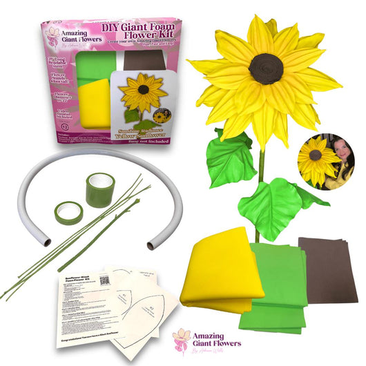 Sunflower Decor- DIY Giant Sunflower Kit | Vibrant & Customizable