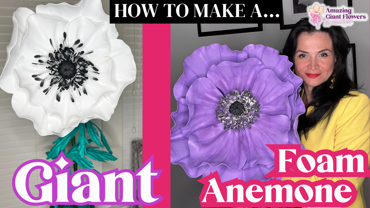 Tackle a new creative frontier with our art and craft DIY Giant Anemone Flower Kit